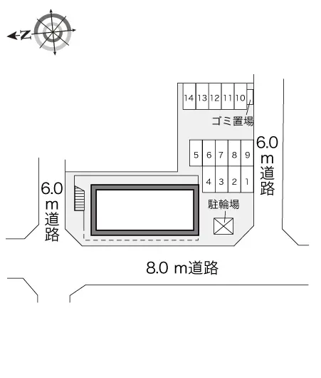 ★手数料０円★鯖江市柳町　月極駐車場（LP）